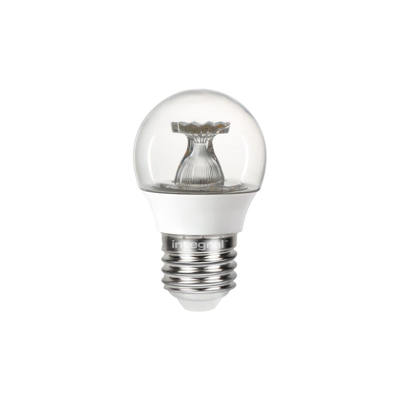 Integral 2700K Non-Dimmable E27 Golf Ball LED Bulb 4.9W = 40W