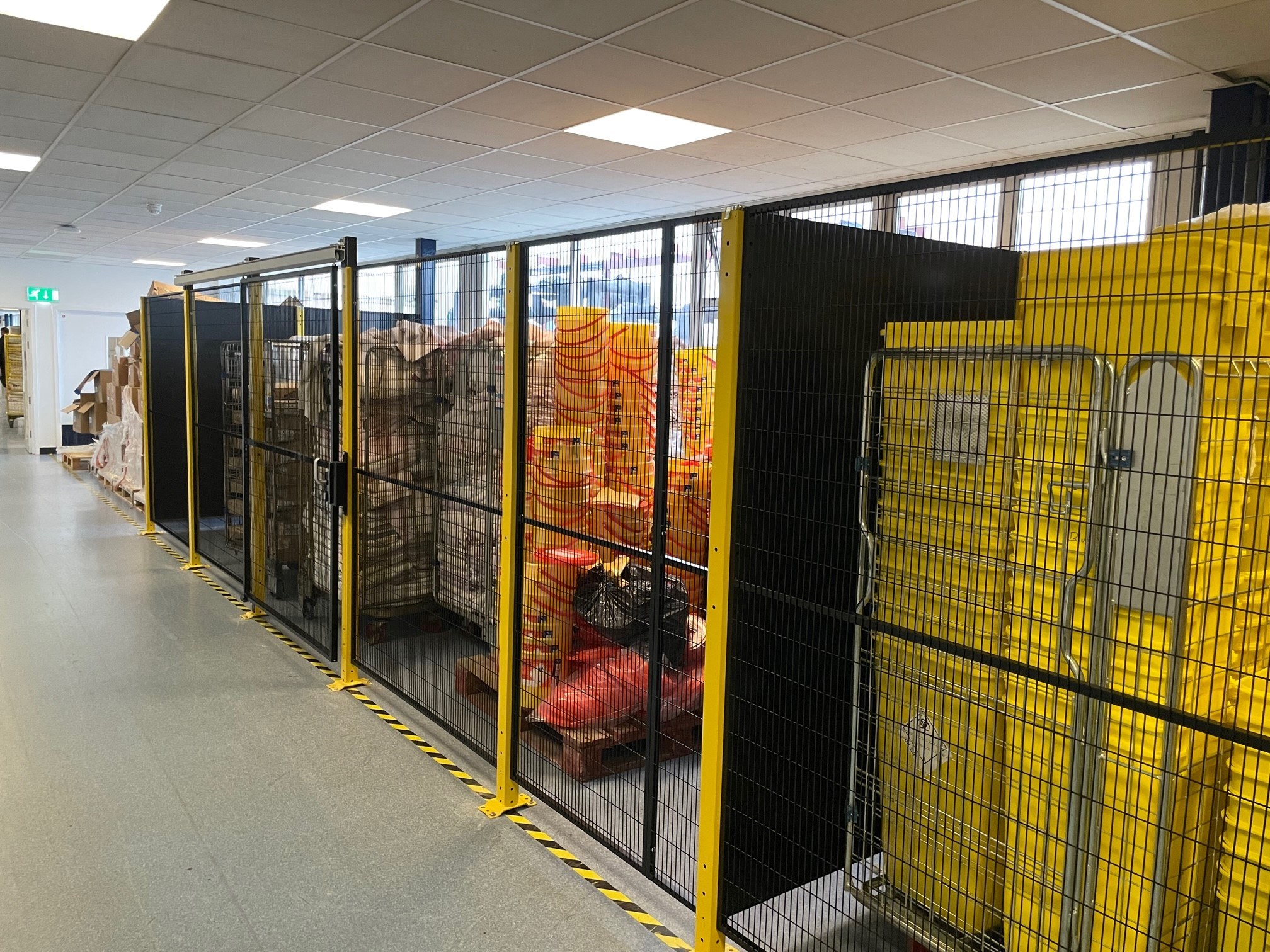 UK Specialists for Secure Cage Storage Solutions