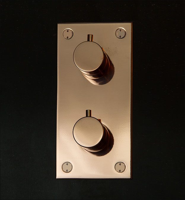 Copper Thermostatic Shower Valve (35JJ)