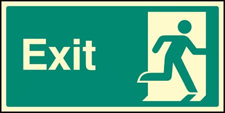 Exit - right symbol