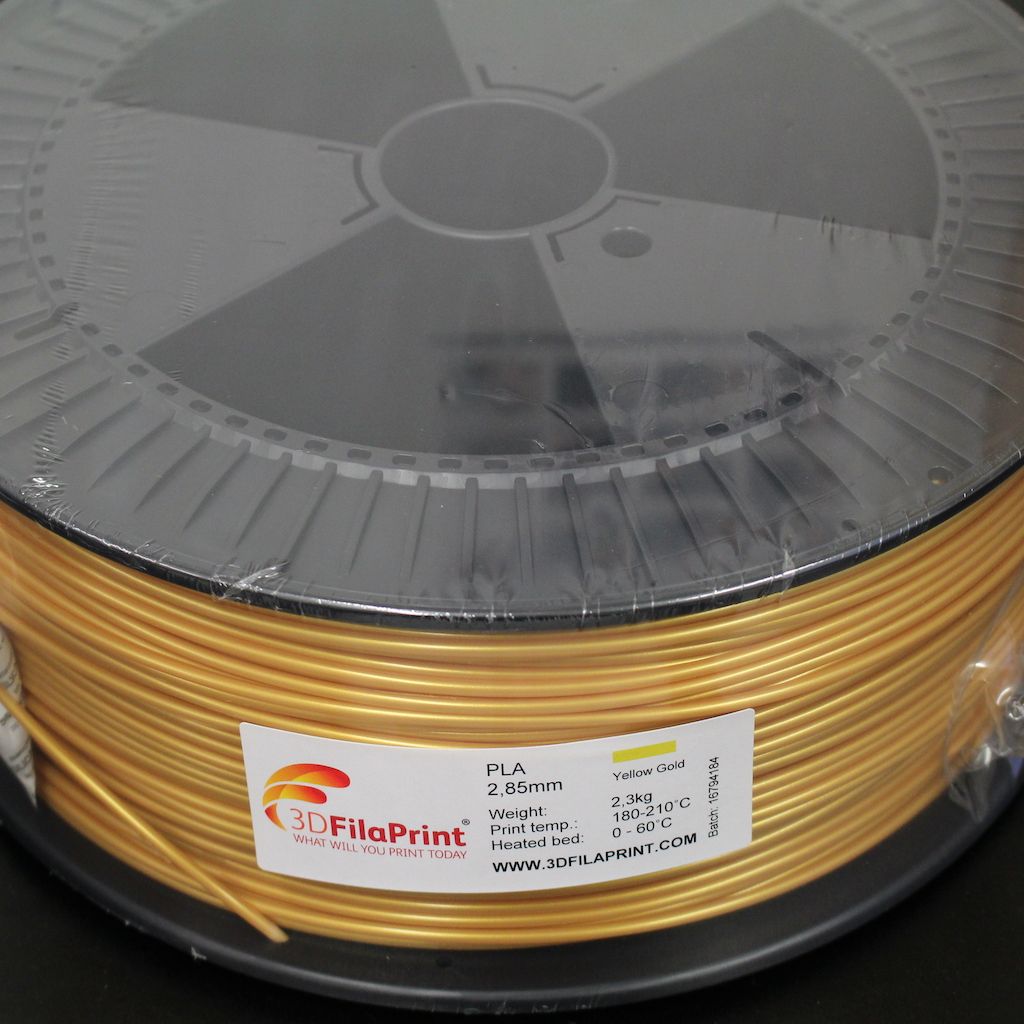 2.3KG 3D FilaPrint Yellow Gold Premium PLA 2.85mm 3D Printer Filament