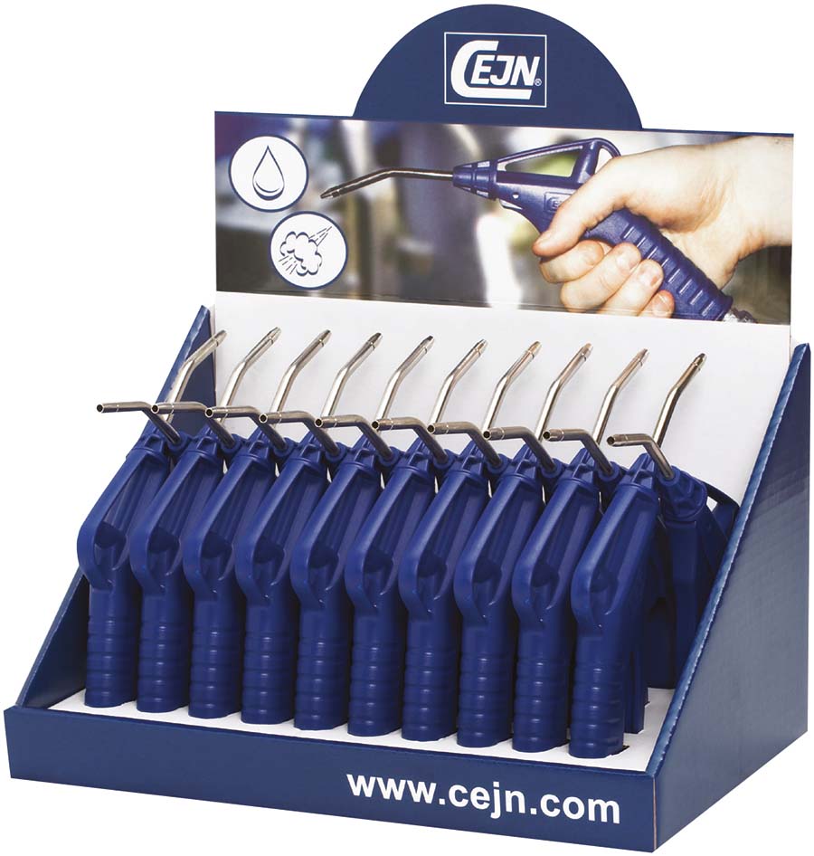 CEJN 20 Piece Blow Gun Display Case