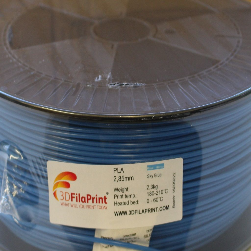4.5KG 3D FilaPrint Sky Blue Premium PLA 2.85mm 3D Printer Filament