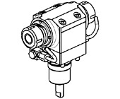 Quick Change - Reinforced Axial driven tool H&#61;100mm