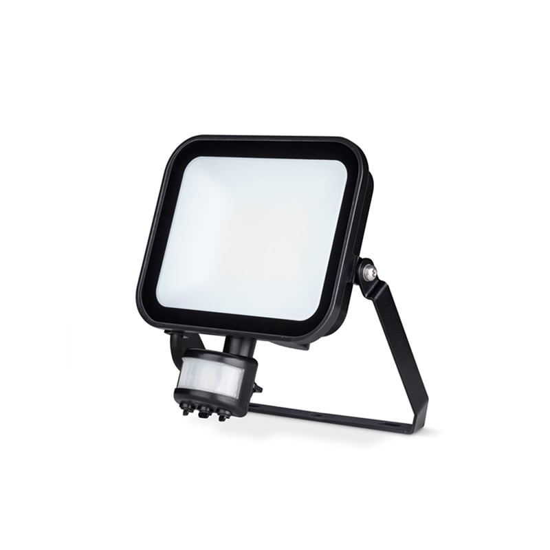 JCC Niteflood LED Floodlight with PIR 30W IP65 4000K Black