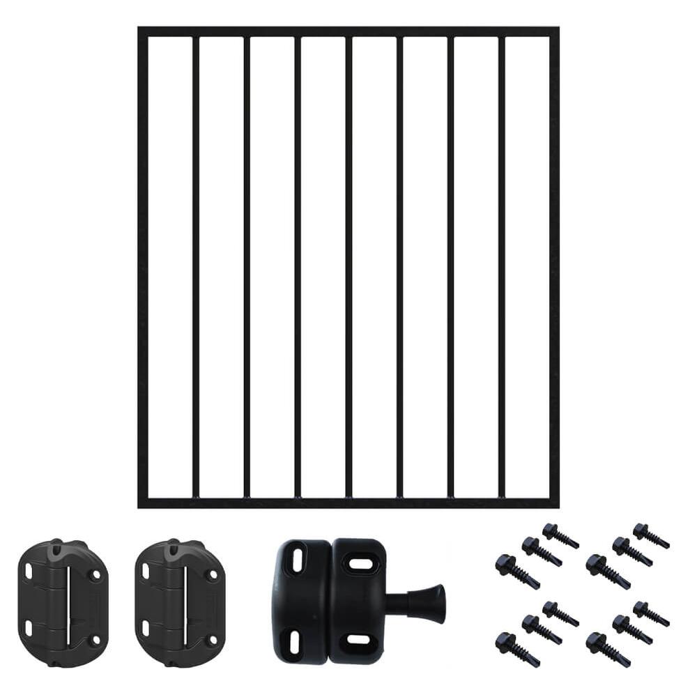 Gate for 1200mm High Fence (100mm gaps)Includes Latch/Catch & Plain Hinges