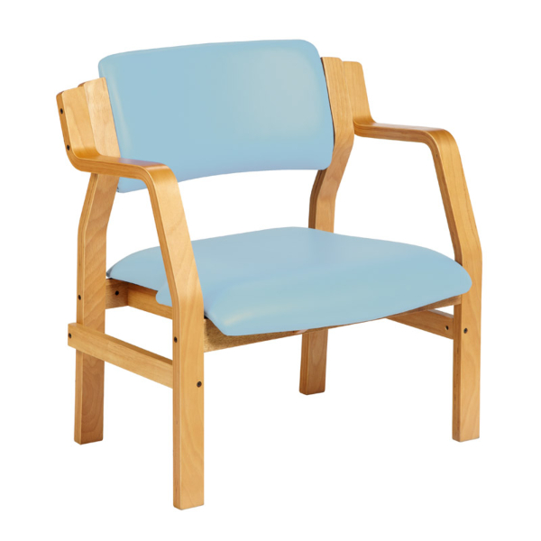 Aurora Bariatric Arm Chair - Cool Blue