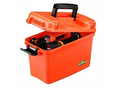 Portable 14 Inch Water Resistant Orange Marine Dry Box