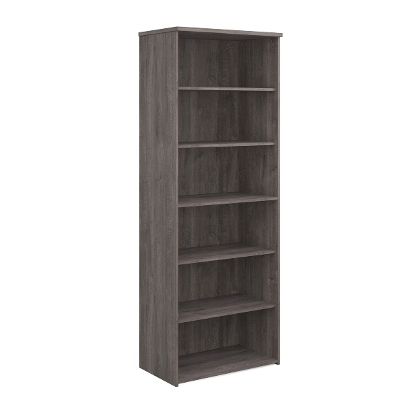 Universal Bookcase with 5 Shelves - Grey Oak