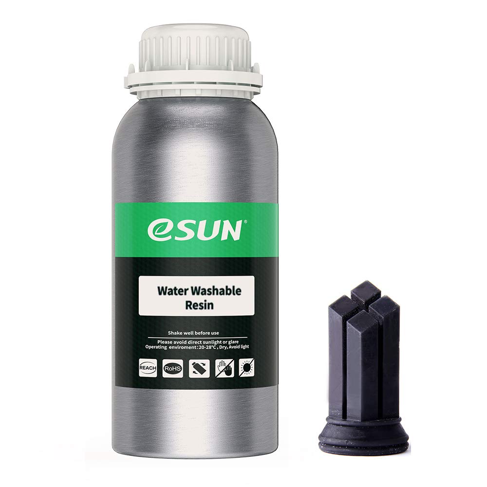 eSUN Water Washable Resin 405nm Various Colours 500gms - Black