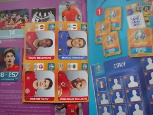 Panini Euro 2020 Sticker Album As Issued With 6 Stickers Intact Excellent Cond