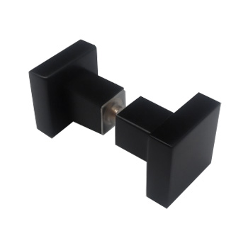 Matt Black Satin Square Door Knob