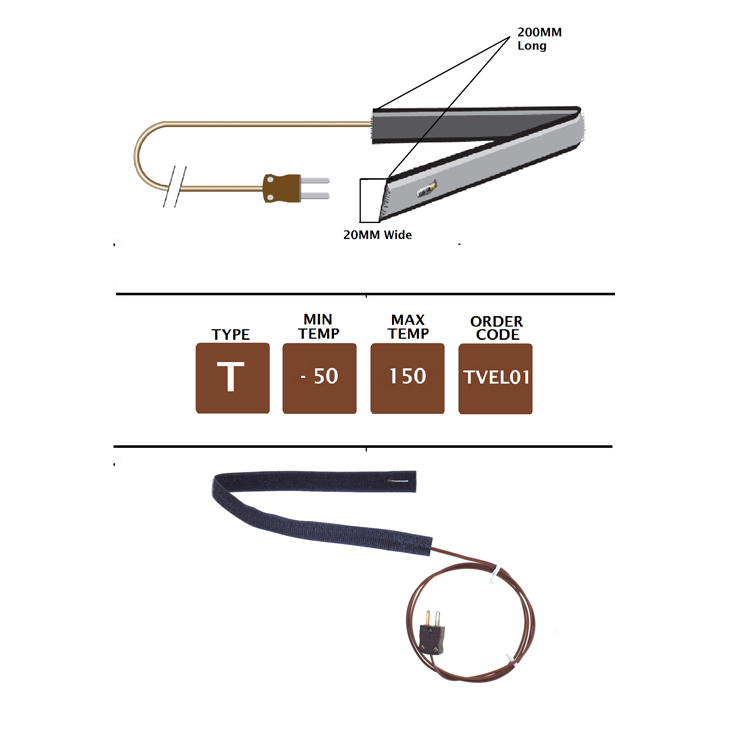 TVEL01 - T Type Velcro Probe