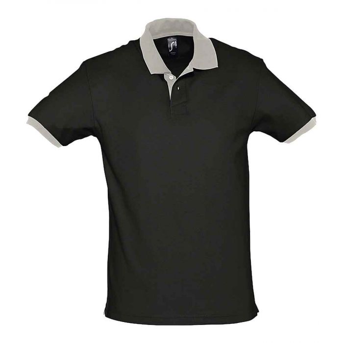 SOL&#39;S Prince Contrast Cotton Piqu� Polo Shirt