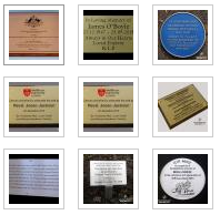 Engraved Memorial Plaques