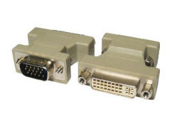 CONV-DVIF-SVGAM Converter DVI Female to SVGA M Monitor ( DVI-I-VGA )