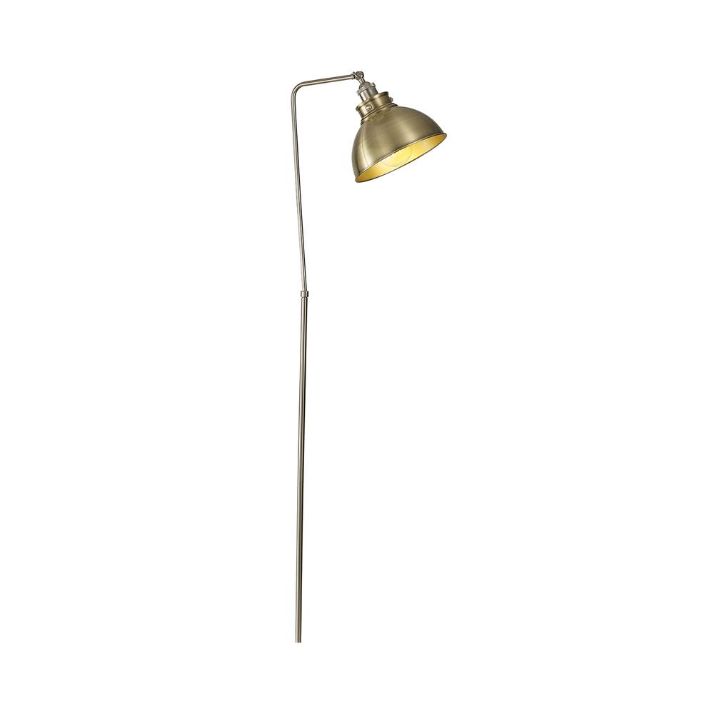 Luxuria Solstice Adjustable Floor Lamp E27 Satin Nickel / Antique Brass / Gold