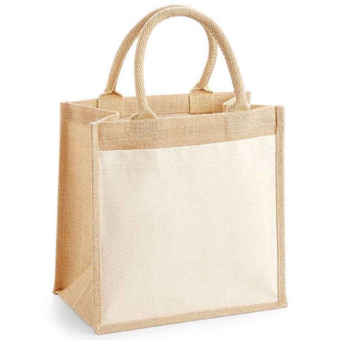 Westford Mill Pocket Jute Midi Tote