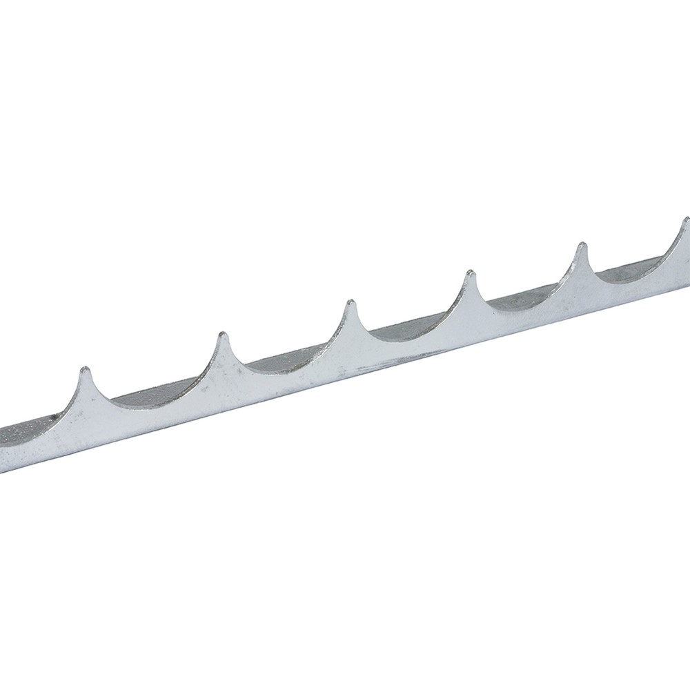 Baby Spike Anti Climb Barrier Top 2m Angled Galvanised