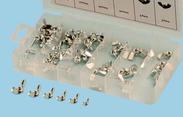 Wing Nuts Assorted Box 70pc
[CP-WingNut B]