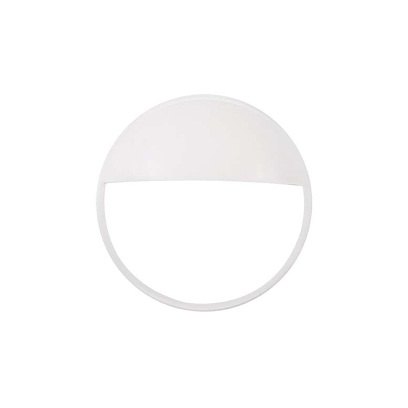 Integral White Circular Eyelid Accessory for Tough Shell Compact Bulkhead