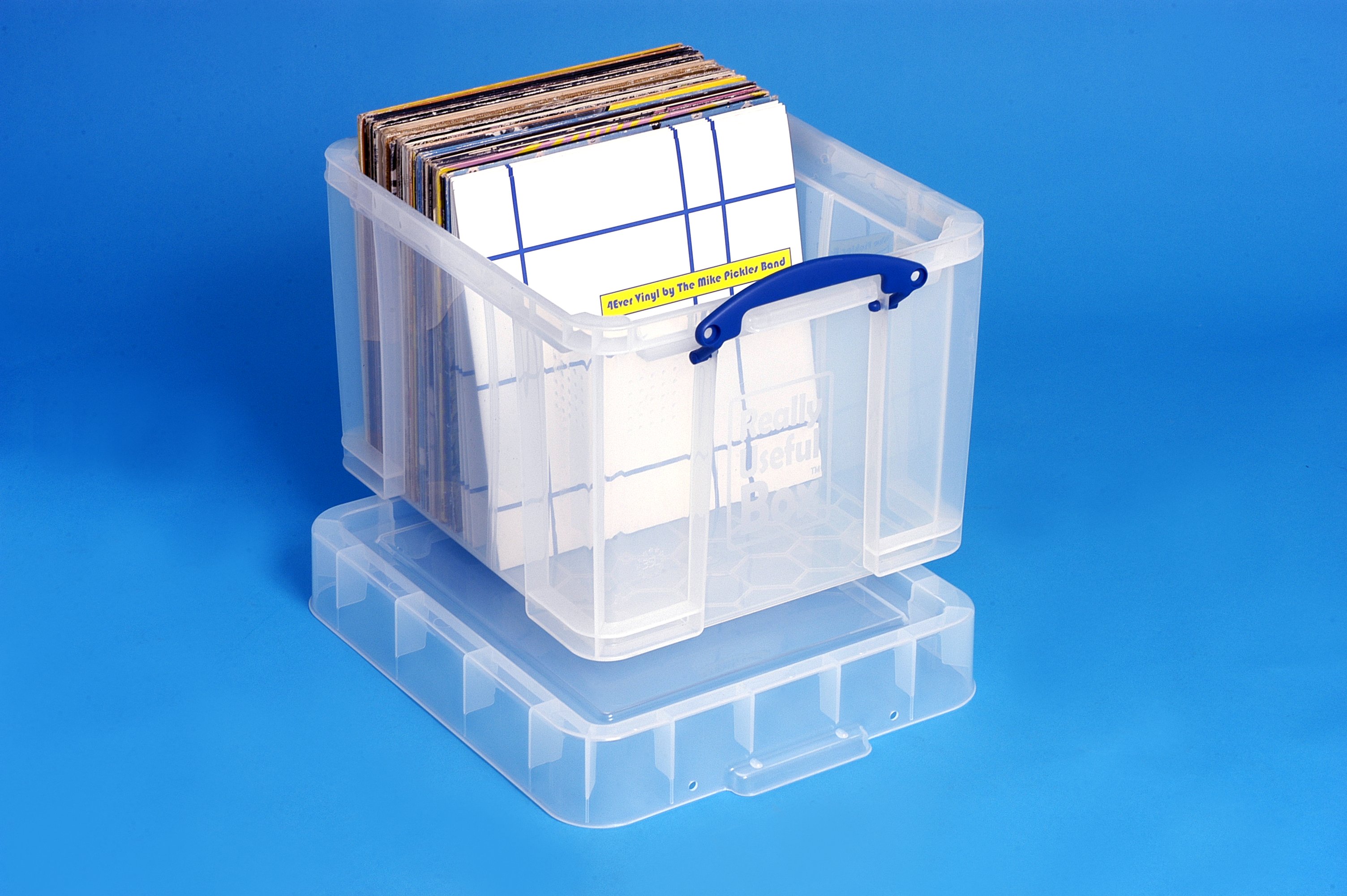 38 Litre LP Transparent Really Useful Plastic Storage Box