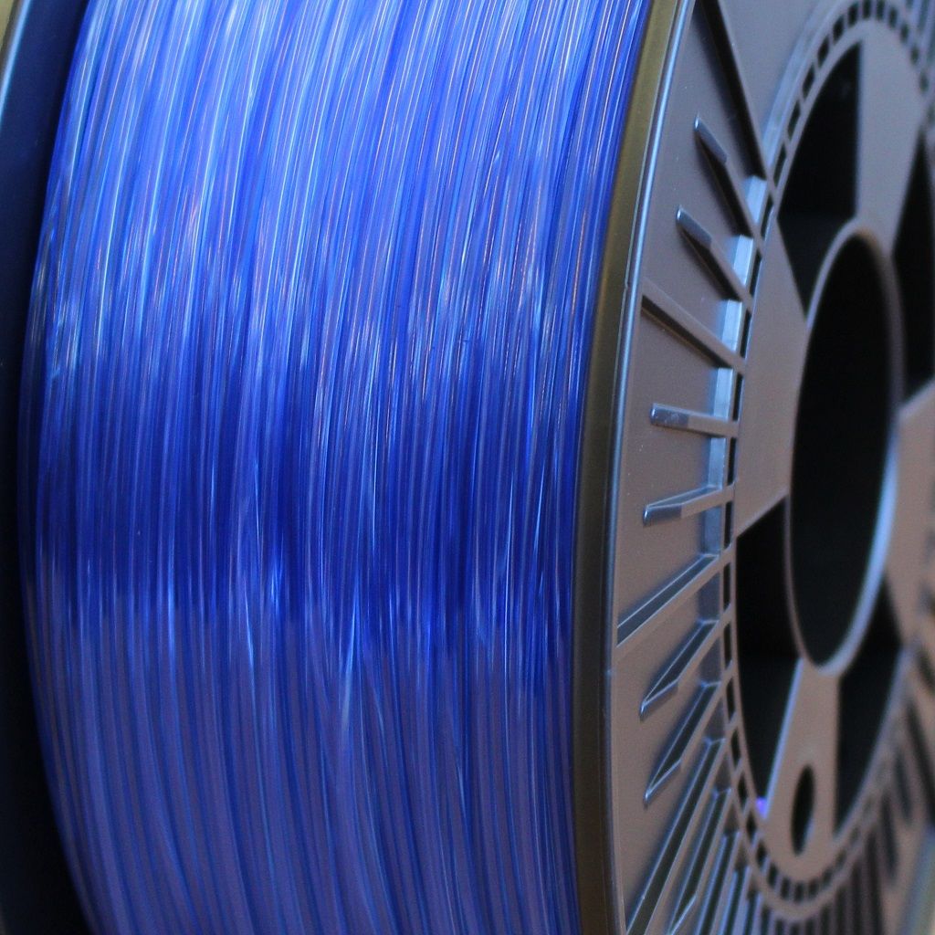3D FilaPrint PETG Blue Transparent 1.75mm 3D Printer Filament
