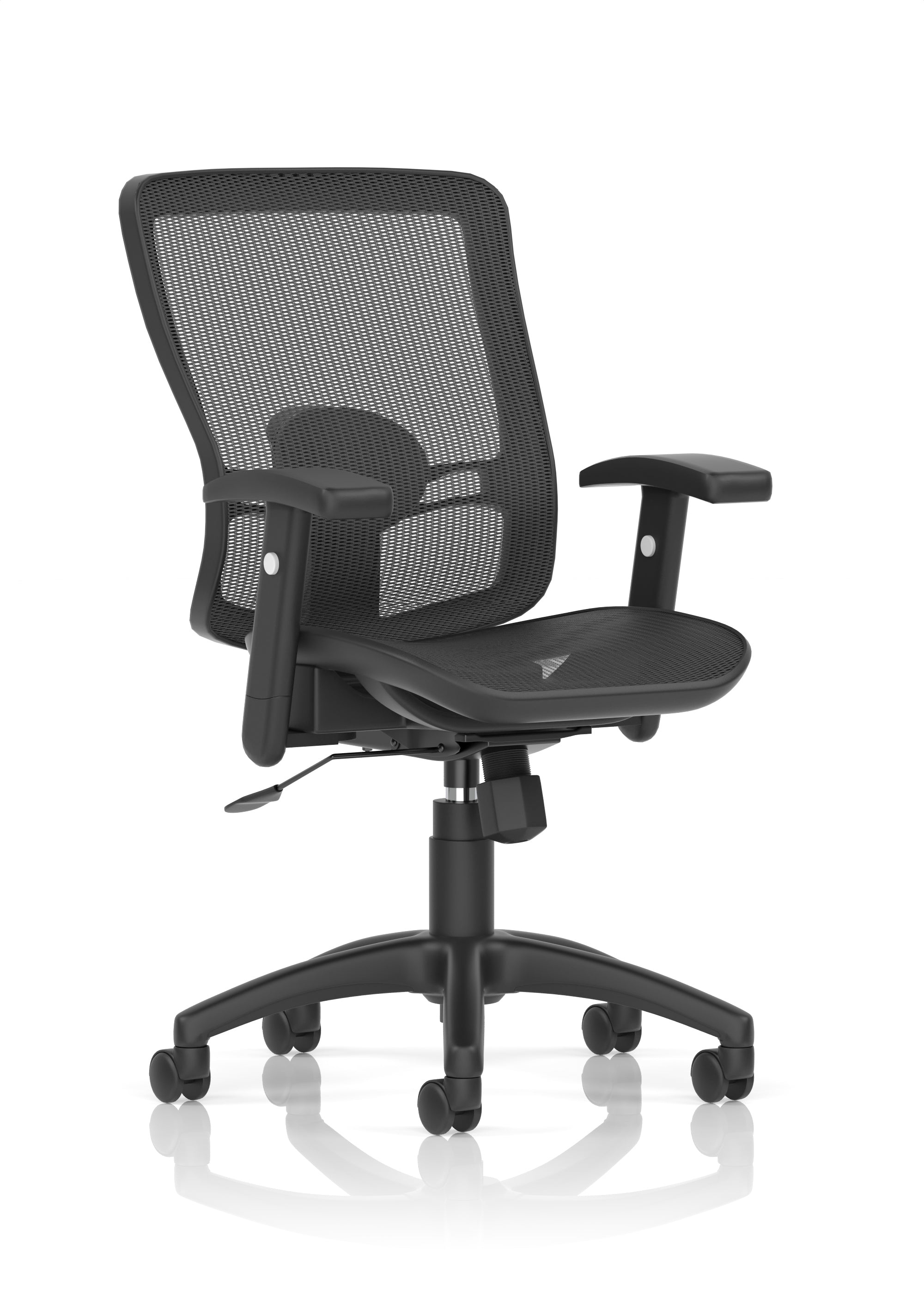 Suppliers Of Palma Medium Mesh Back Task Operator Office Chair with Height Adjustable Arms North Yourkshire