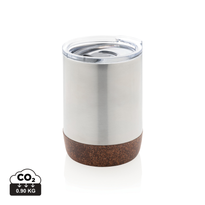 RCS RE-STEEL CORK SMALL VACUUM COFFEE MUG in Silver.