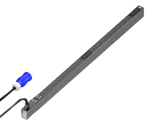 RTL-7979815 Rittal PDU, 0U Vertical, 20 Outlets - 16x UK &#43; 4x C19, CEE 32A Input