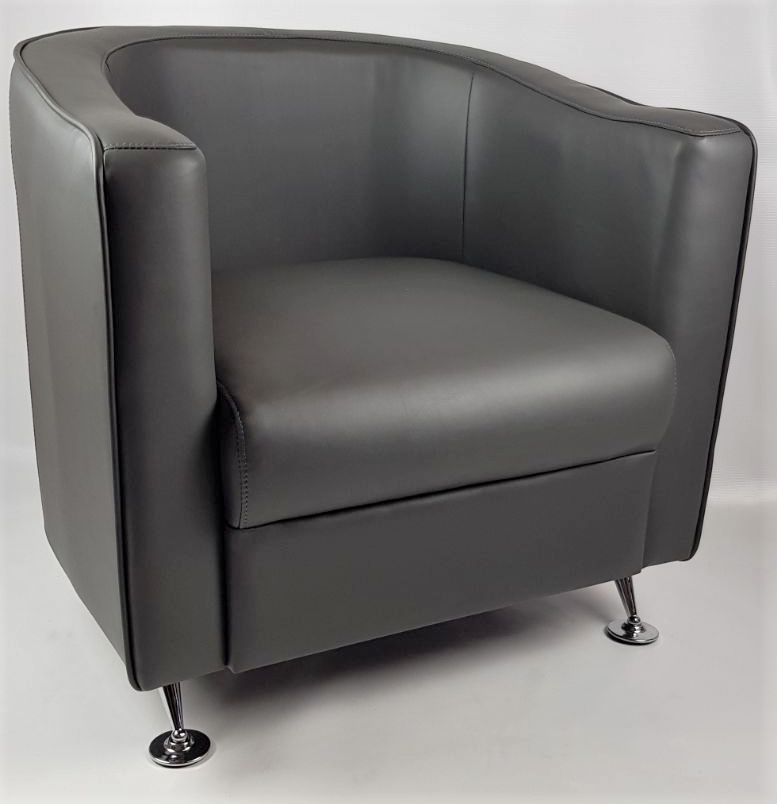 Providers Of HB-022 Grey Tub Reception Chair