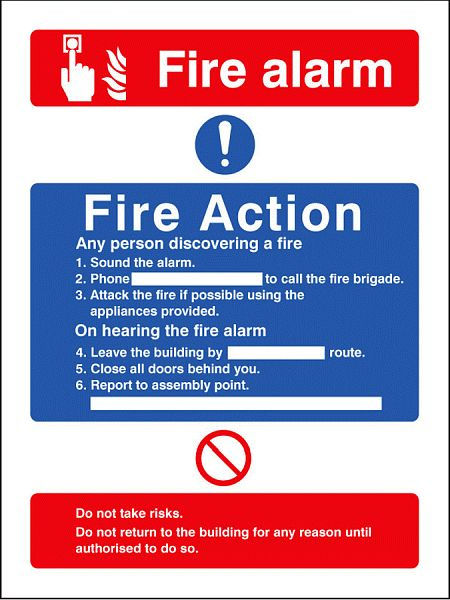 Fire action/call point without lift