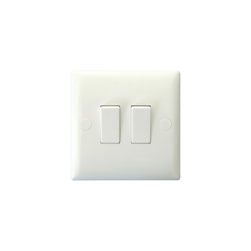 Varilight Value 10A 2G Rocker Switch