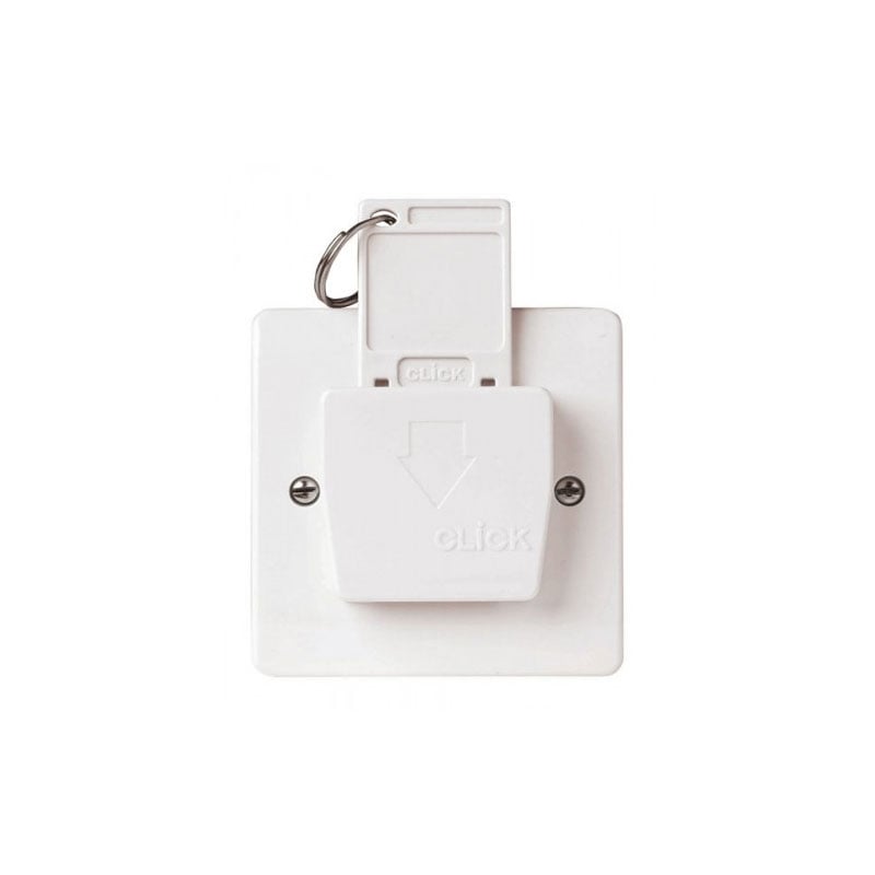 Click Keyfob Switch 20 Amp White PVC