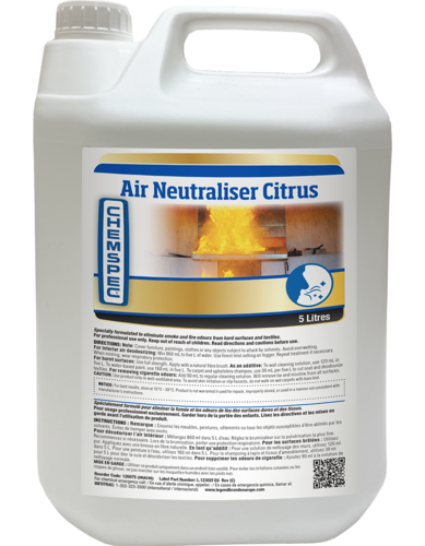 UK Suppliers Of Air Neutraliser Citrus For The Fire and Flood Restoration Industry