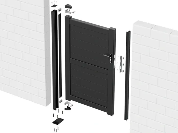 Aluminium Gate Hinges &amp; Posts Wiltshire