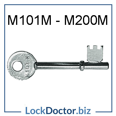 UNION Mortice Door Keys M101M-M200M