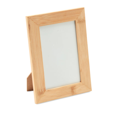 BAMBOO PHOTO FRAME in Brown.