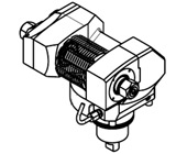 Axial 3 position upright boring bar holder &#216;20mm