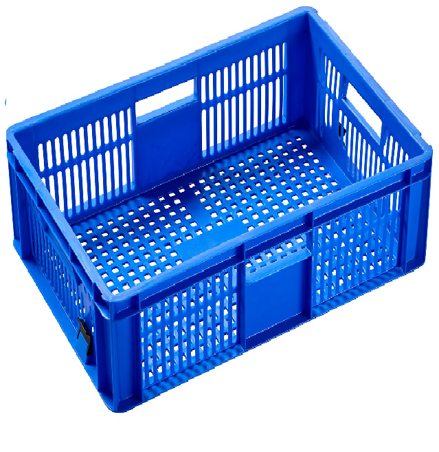 UK Suppliers Of 600x400x350 Attached Lidded Crate -Totes - Red Pack of 4 For Agricultural Industry