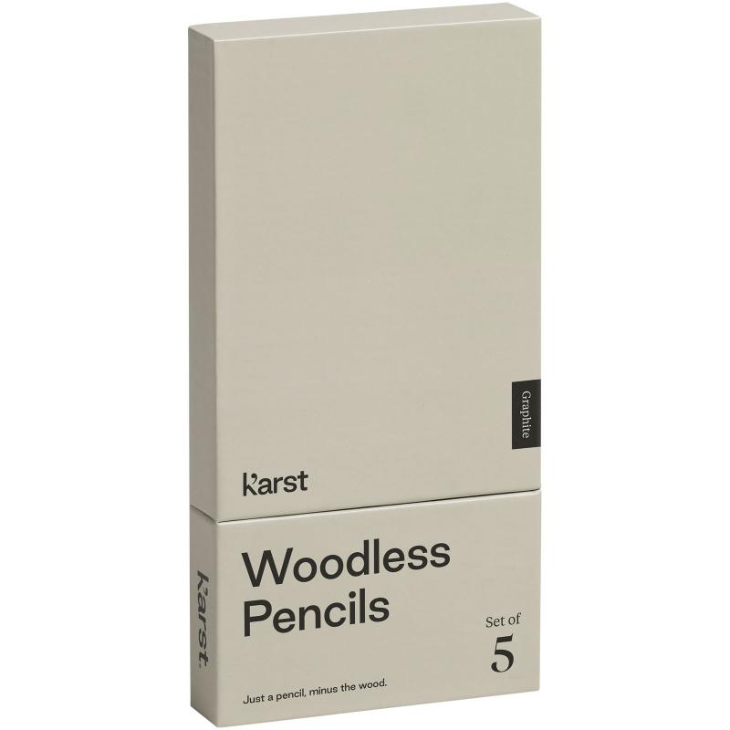 K'arst&#174; 5-pack 2B woodless graphite pencils