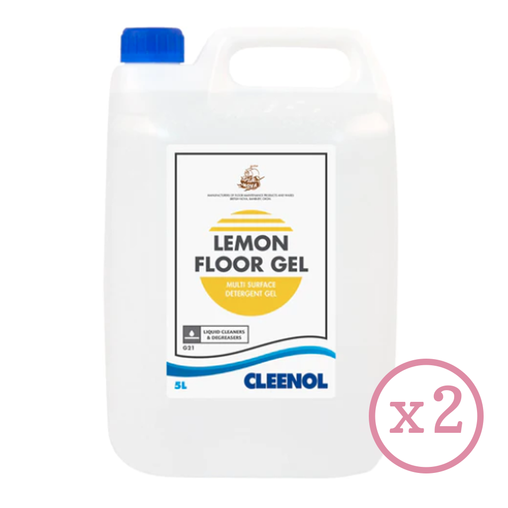 High Quality Lemon Floor Cleaner 2x5Ltr For Schools