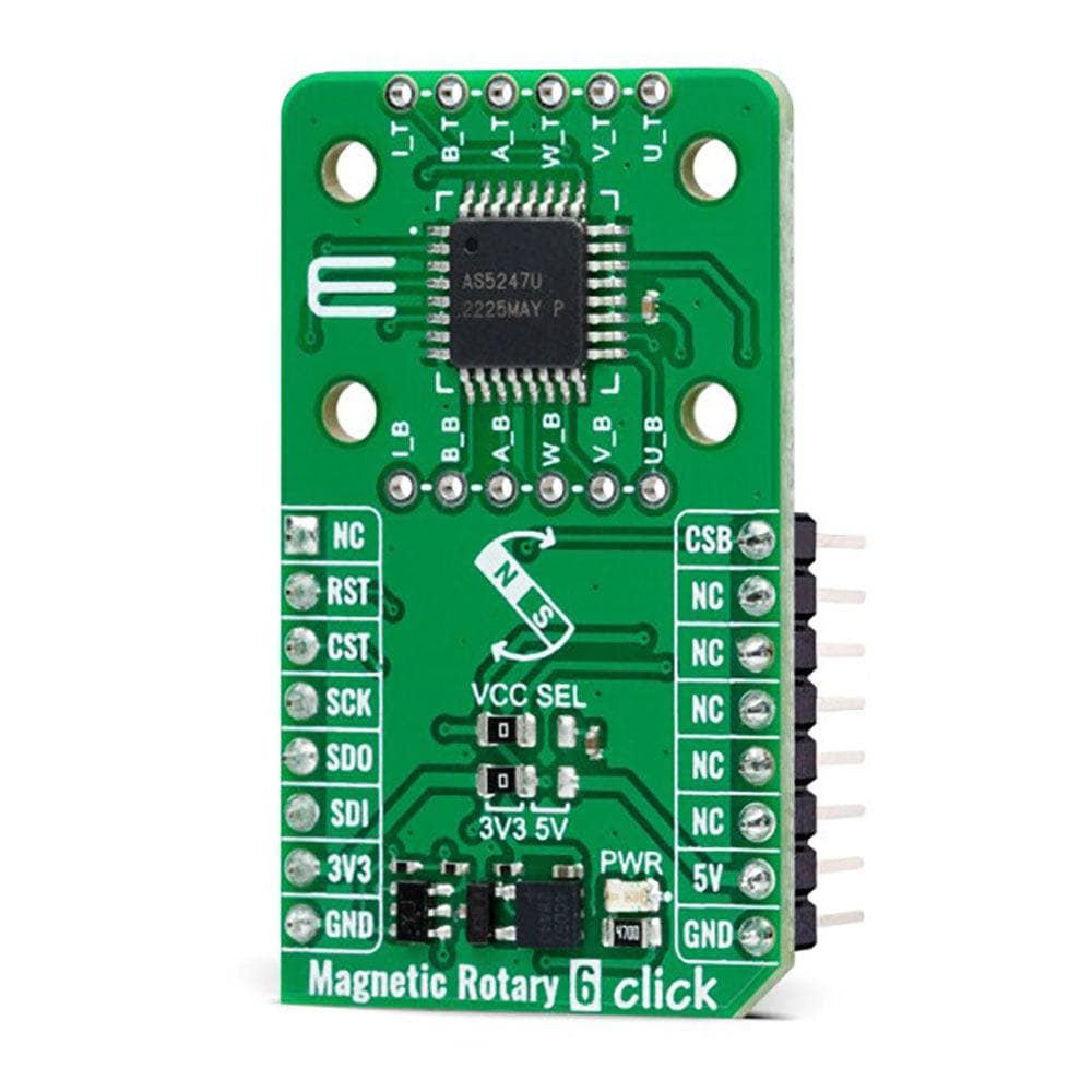 Magnetic Rotary 6 Click Board