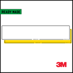 Ready Made Oblong Number Plates - 3M for Car/Motorcycle Dealerships
