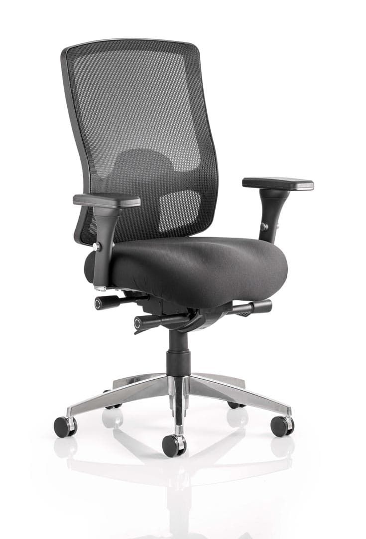 Regent Mesh Back and Fabric Seat Operator Office Chair - Multiple Colour Choice Huddersfield