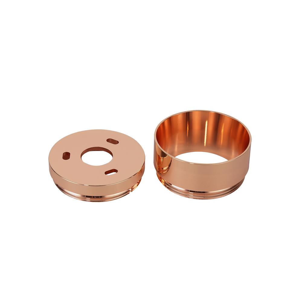 Luxuria Swirl 2cm Face Ring & 1cm Back Ring Accessory Pack Rose Gold