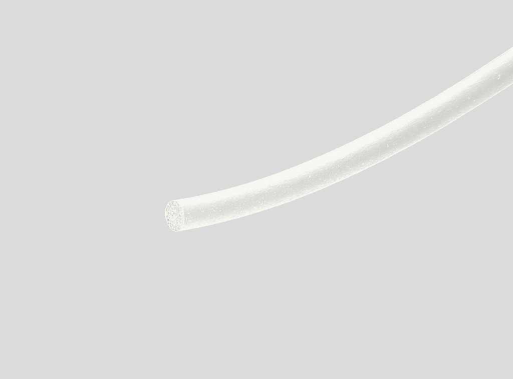 White Expanded SIL16 Silicone Cord 