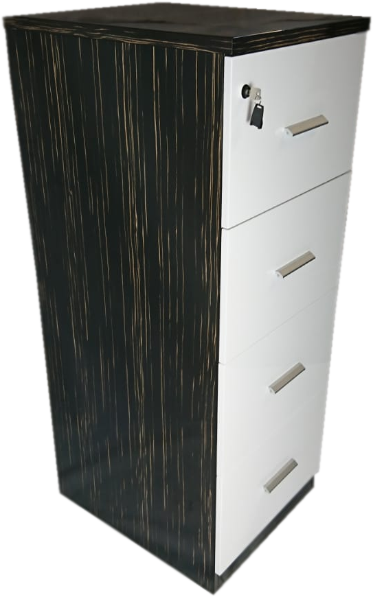 Providers Of EX SHOWROOM - Senato Zebrano Executive Office Four Drawer Filing Cabinet - 6852-AB Near Me