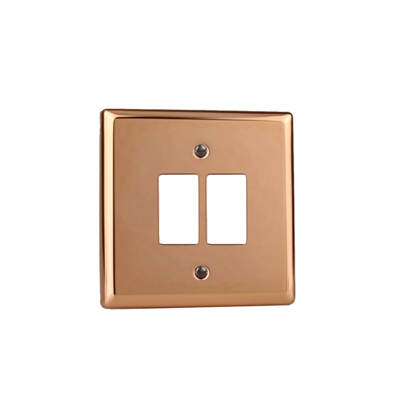 Varilight Urban 2G Plate Polished Copper with York Single Plate (Standard Plate)