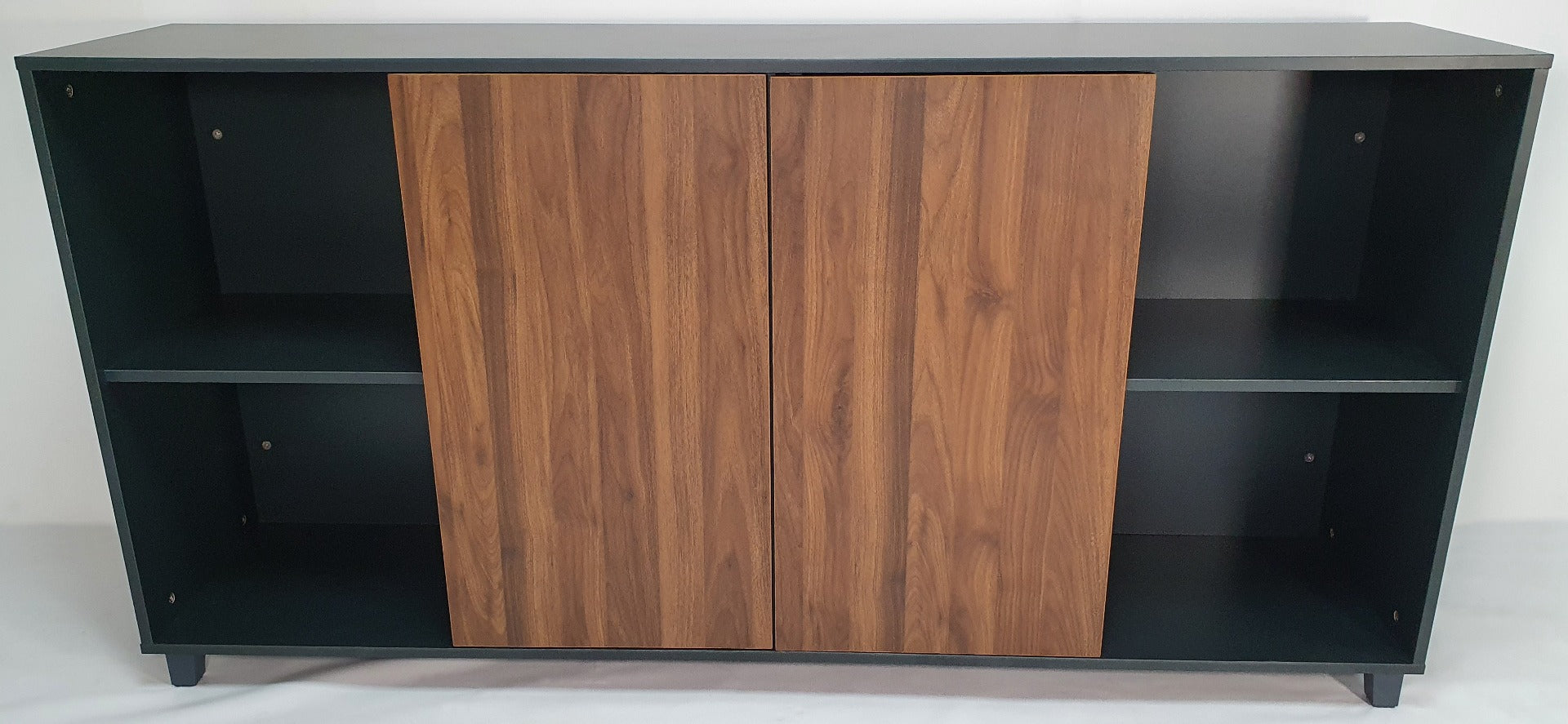 Quality Executive Office Credenza Walnut with Grey - ZG-K1804 North Yorkshire